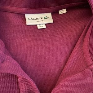 🐊LACOSTE SLIM FIT Men’s short sleeve Polo